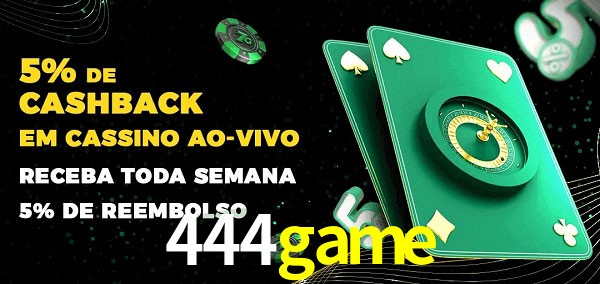 Promoções do cassino ao Vivo 444game
